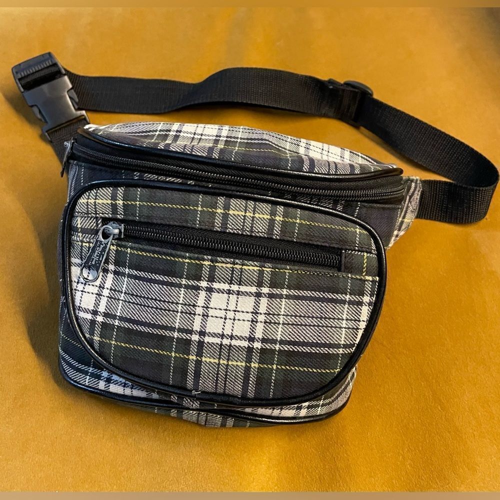 Vintage Plaid Fanny Pack 80’s